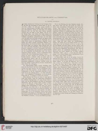 William Blakes 100. Todestag