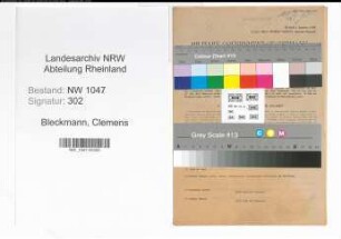 Entnazifizierung Clemens Bleckmann , geb. 05.09.1892 (Justizbeamter)