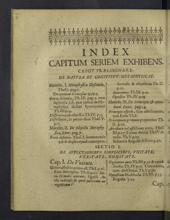 Index capitum seriem exhibens.