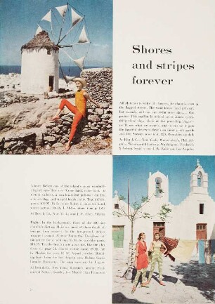 Modeaufnahme, Tearsheet (Mademoiselle)