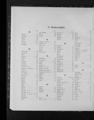 II. Namensregister