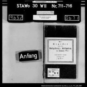 Zivilstandsregister Söllingen (Kanton Jerxheim)