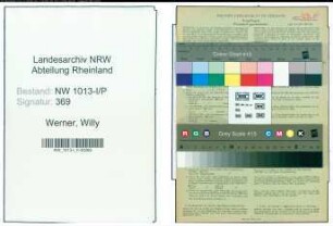 Entnazifizierung Willy Werner , geb. 29.03.1893 (Polizeibeamter)