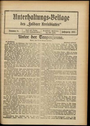 Ausgabe vom Sonntag, den 04. März 1917.
