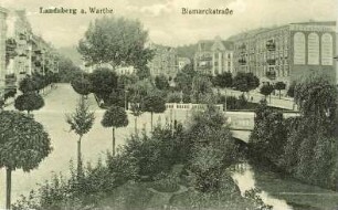 Postkarte, Landsberg an der Warthe (Neumark) (Gorzów Wielkopolski)