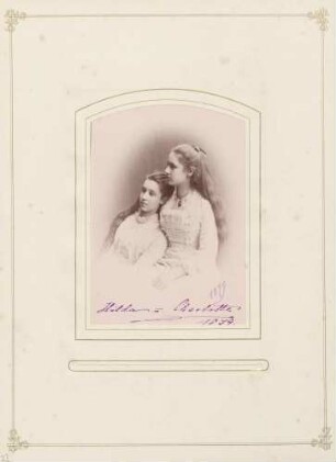 Prinzessin "Hilda" von Nassau und "Charlotte"