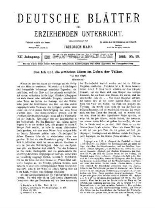 Das Ich und die sittlichen Ideen im Leben der Völker : (Fortsetzung)