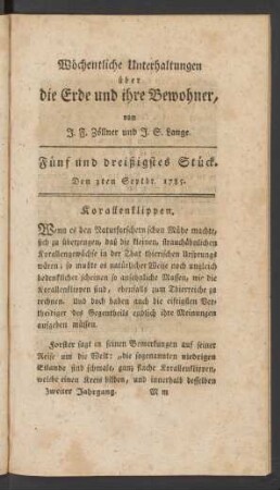 Fünf und dreißigstes Stück