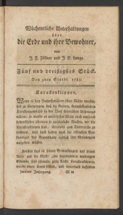 Fünf und dreißigstes Stück