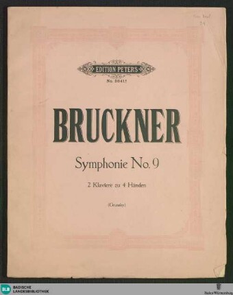 Symphonie No. 9 für grosses Orchester