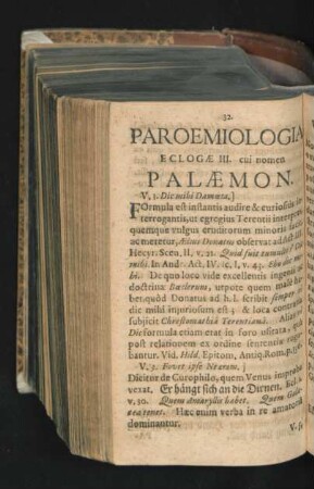 Eclogae III. cui nomen Palaemon.