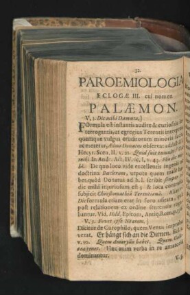 Eclogae III. cui nomen Palaemon.