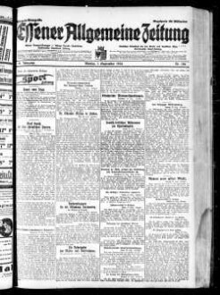 Essener allgemeine Zeitung. 1918-1943