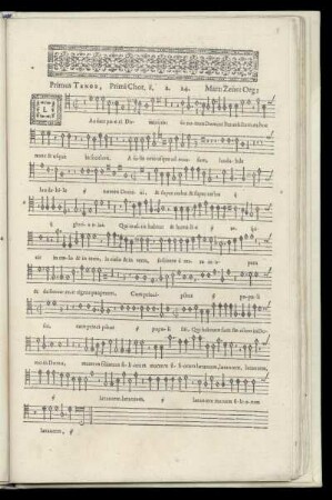 Primus Tenor, Primi Chori