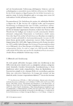 5. Rhetorik und Anschauung