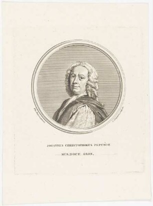 Bildnis des Johannes Christophorus Pepusch