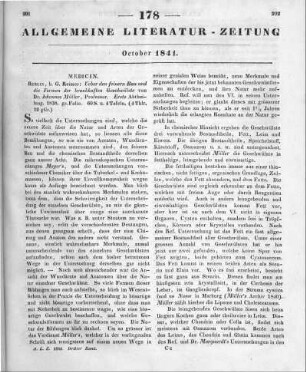 Müller, J.: Ueber den feinern Bau und die Formen der krankhaften Geschwülste. Abt. 1, Lfg. 1-2. Berlin: Reimer 1838