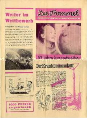 Wochenzeitung der Pionierorganisation "Die Trommel"