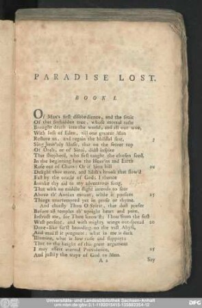 Paradise Lost.