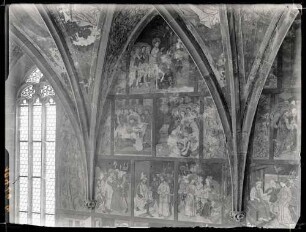 evangelische Friedhofkirche; Wandbild im Schiff, Nordwand