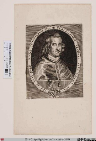 Bildnis Ferdinand, Kardinalinfant von Spanien