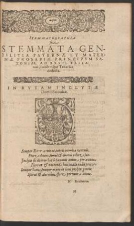 Stemmatographia sive Stemmata Gentilitia Paternae Et Maternae Prosapiae Principum Saxoniae ...