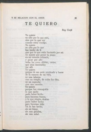 Te quiero