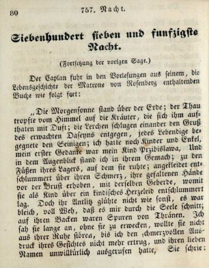 Siebenhundert sieben und funfzigste Nacht