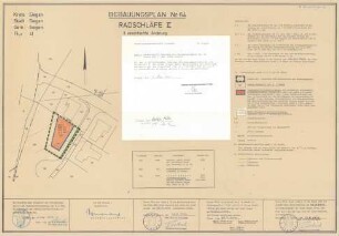 Bebauungsplan Nr. 64, Radschläfe ll, 3. vereinfachte Änderung, Kreis Siegen, Stadt Siegen, Gemarkung Siegen, Flur 41