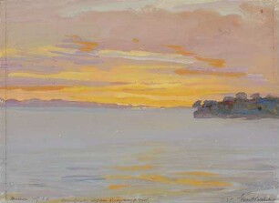 Abendfrieden auf dem Amazonenstrom