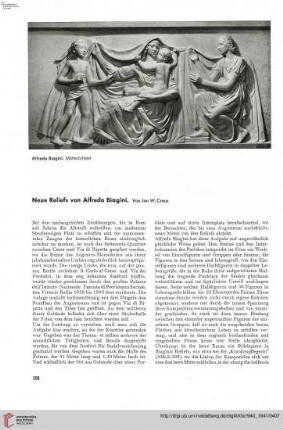 56: Neue Reliefs von Alfredo Biagini