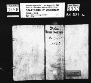 Lehnbuch über das Dorf Roden, renoviert anno 1731 und 1732
