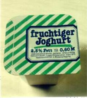 Becher für "fruchtiger Joghurt"