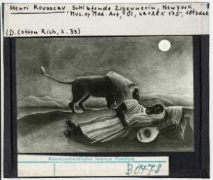 Henri Rousseau: Schlafende Zigeunerin. New York, MoMa