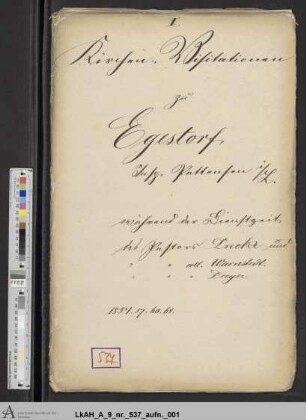 Egestorf (Winsen/Luhe): Visitationsakten