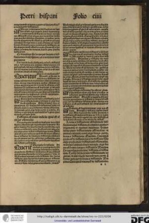 Hic dividit locum a substantia in locum a diffinitione, a descriptione et a nominis interpretatione...