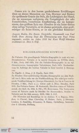 Bibliographische Hinweise