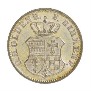 Münze, Silbergroschen, 1858