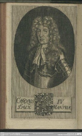 Carolus IV Dux Mantuae