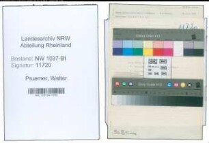 Entnazifizierung Walter Pruemer , geb. 03.06.1903 ()