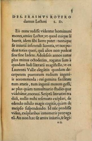 Paraphrasis seu potius epitome ... in elegantiarum libros Laurentii Vallae