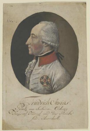 Bildnis des Friedrich Josias von Sachsen-Coburg