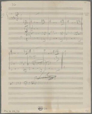 Concertos, Sketches, cemb, orch, op.14, LüdD p.443 - BSB Mus.N. 119,97 : [without title]