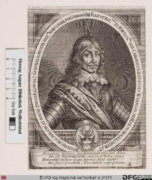 Bildnis Carl Gustaf Wrangel, 1651 Graf von Salmis