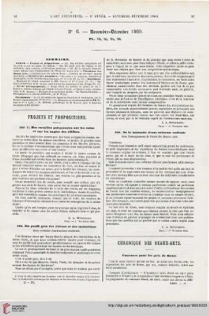 No 6 (Novembre- Décembre 1860)