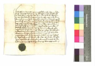 Wilhelm von Wunnenstein, genannt Motsch, Edelknecht; Siegel: Wilhelm von Wunnenstein.