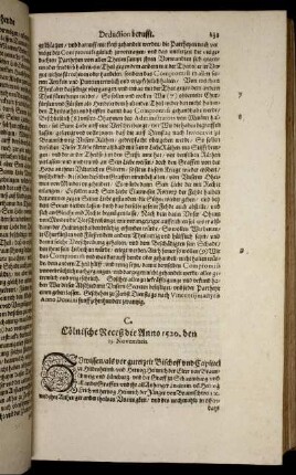 C. Cölnische Receß die Anno 1520. den 15. Novembris.