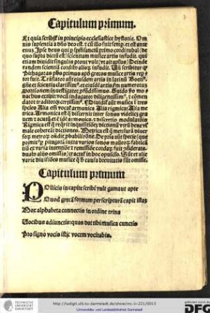 Capitulum primum.