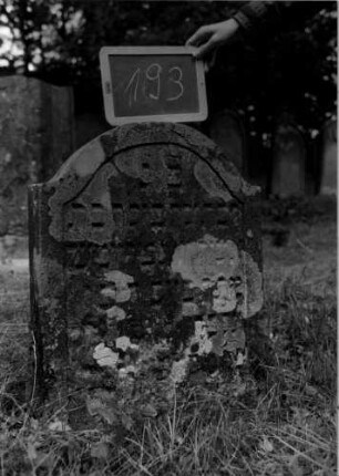 Grabstein 193 [Nir S. 131 Nr. 13.16]