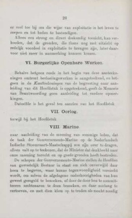 VII. Oorlog